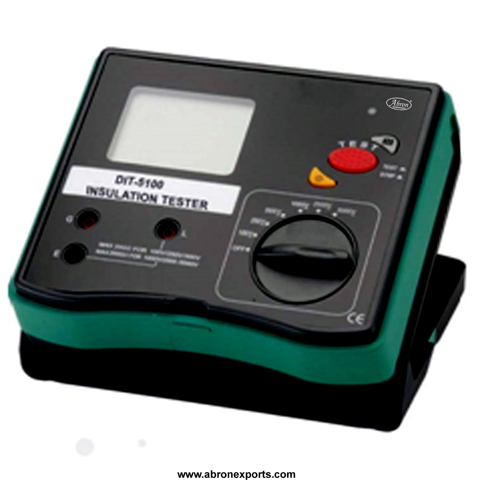 Insulation Tester (Megger) Digital Battery LCD 2000Meg Ohms 250v-2500C-5000V   abron AE-1318-D5